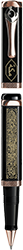 mecca 18kt. rose goldblack resinローラーペン